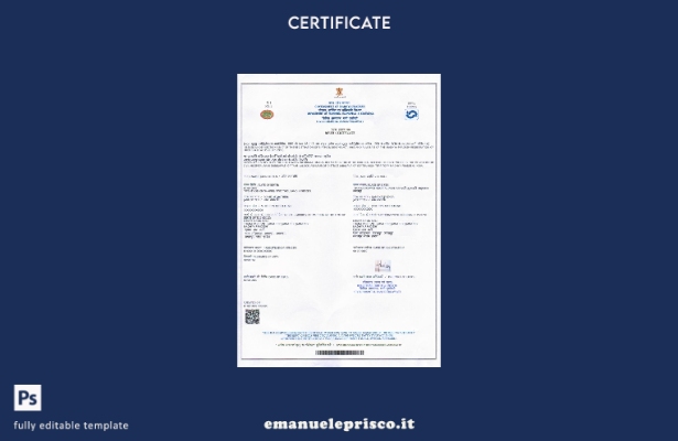 modello di certificato di nascita dello stato di stato dell'India (Madhya Prades