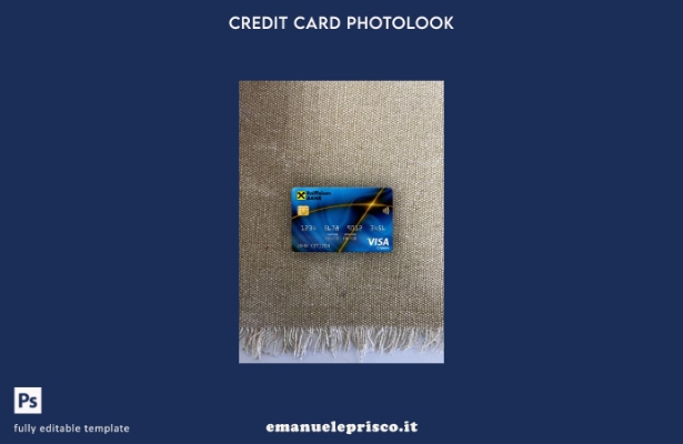 modello frontale con photolook per carta classica visto Slovacchia Raiffeisen Ba