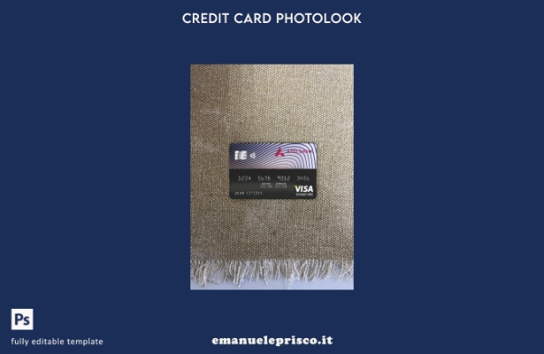 modello frontale photolook con carta di firma del visto bancario India Axis in s