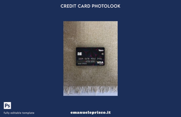 modello frontale photolook con carta per firma del visto bancario USA California
