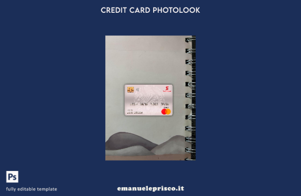 modello frontale photolook della carta di debito principale Cile Scotiabank in s