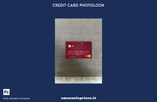 modello frontale photolook mastercard Ecuador stile verificato