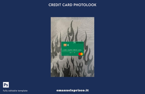 modello frontale photolook mastercard Mauritania BNP Paribas stile verificato