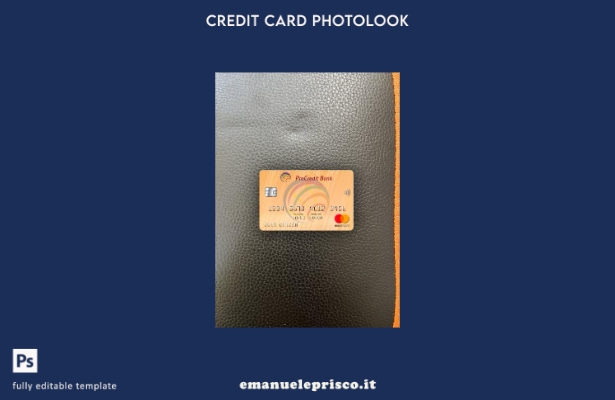 modello frontale photolook mastercard della Moldova ProCredit Bank stile verific