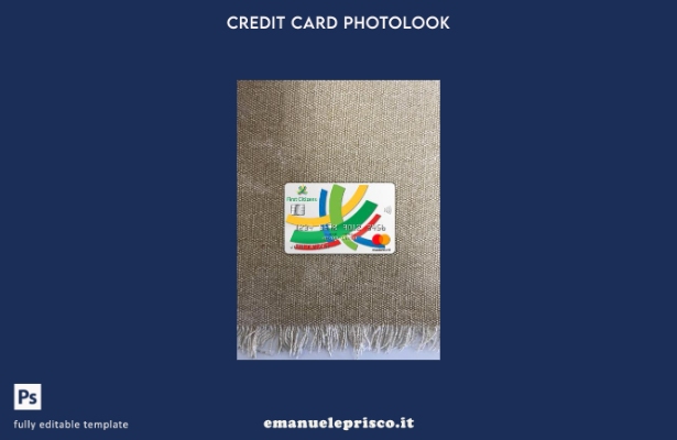 modello frontale photolook mastercard della banca Barbados First Citizens in sti