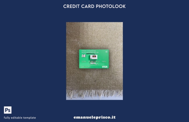 modello frontale photolook per carta Visa USA First Citizens BancShares Bank in