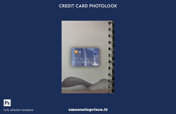 modello frontale photolook per carta di debito visto Liechtenstein LGT Bank in s