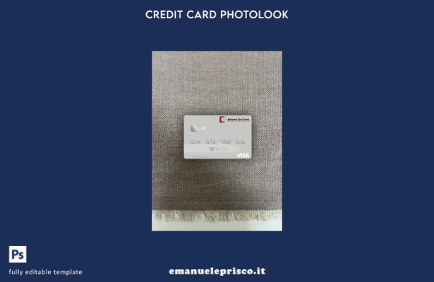 modello frontale photolook per carta di debito visto Sao Tomé e Principe Afrilan