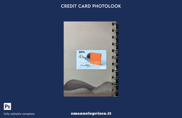 modello frontale photolook per carta visto Andorra Banca Privada d'Andorra (BPA)