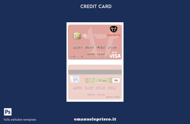 stile verificato modello di carta di debito visto Corea del Nord Daedong Credit
