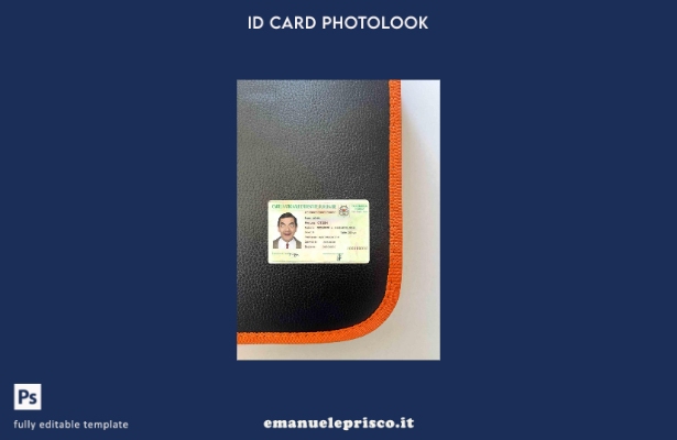 modello FRONTALE photolook ID Burkina Faso stile verificato