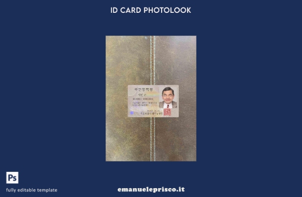 modello FRONTALE photolook versione ID Corea stile verificato