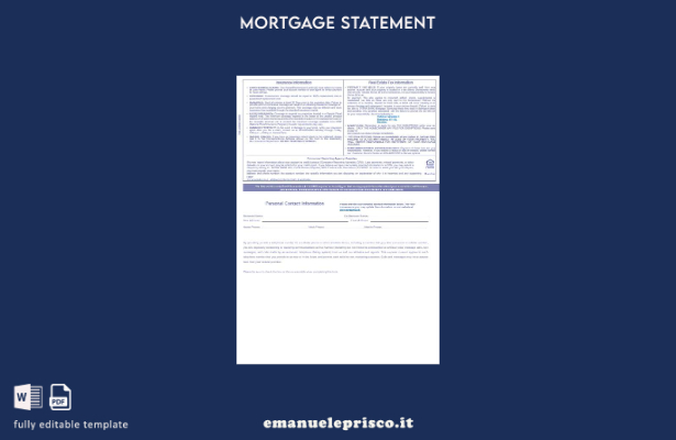 estratto conto del mutuo bancario slovacco Tatra in stile verificato nel model 1