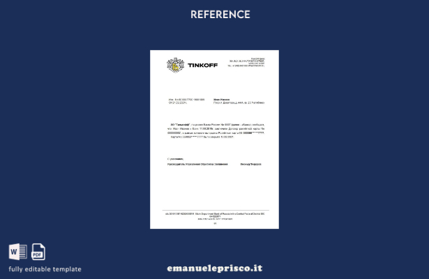 stile verificato Russia chiusura Tinkoff riferimento rubli nel modello inglese